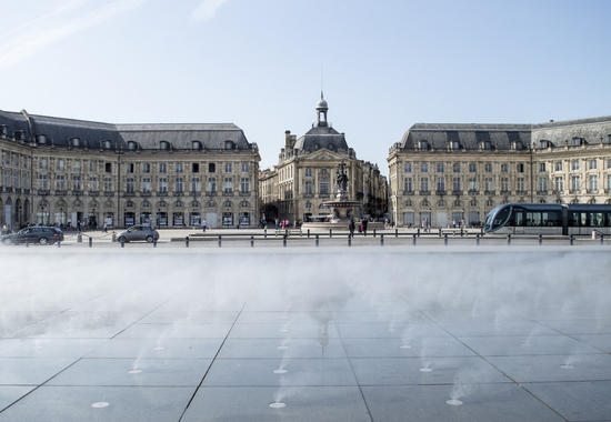 Place de la Bourse Bordeaux - miroir d'eau