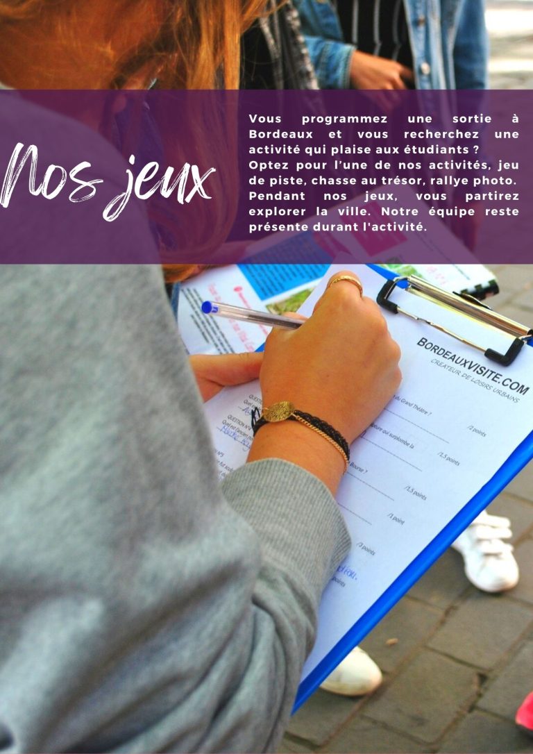 Activités pour étudiants Bordeaux 3