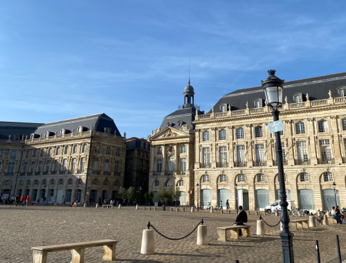 place de la Bourse à Bordeaux