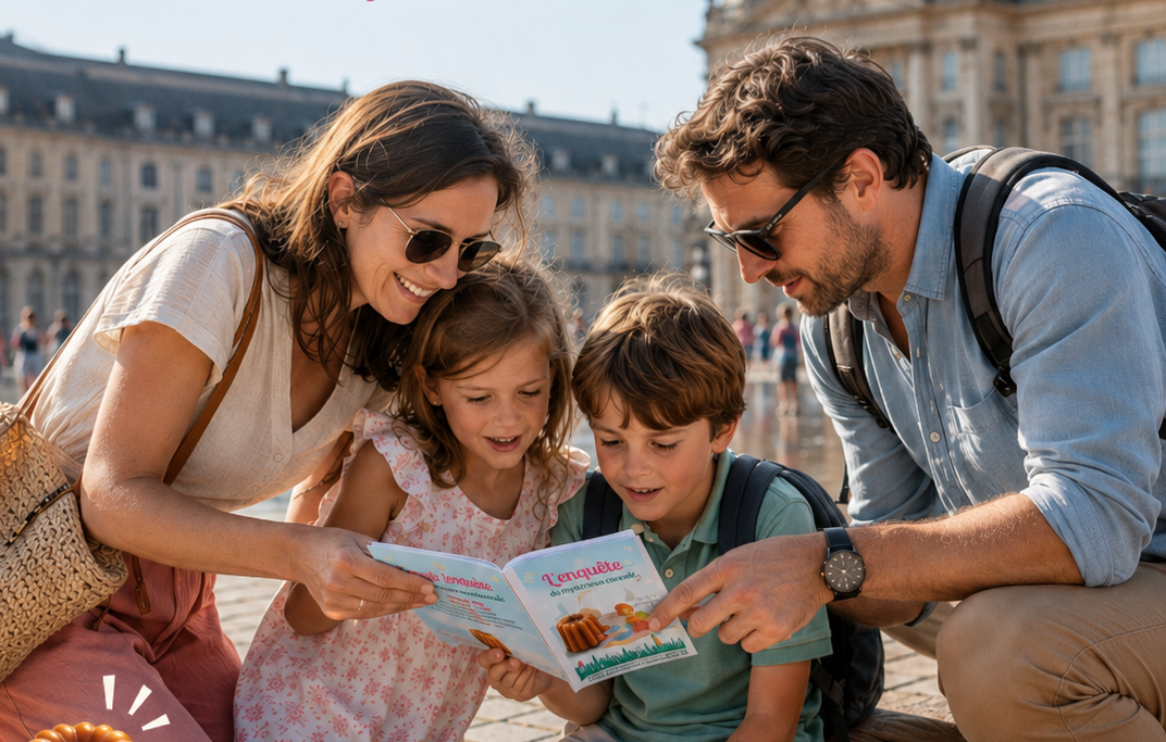 Jeu de piste familial dans le centre historique de Bordeaux