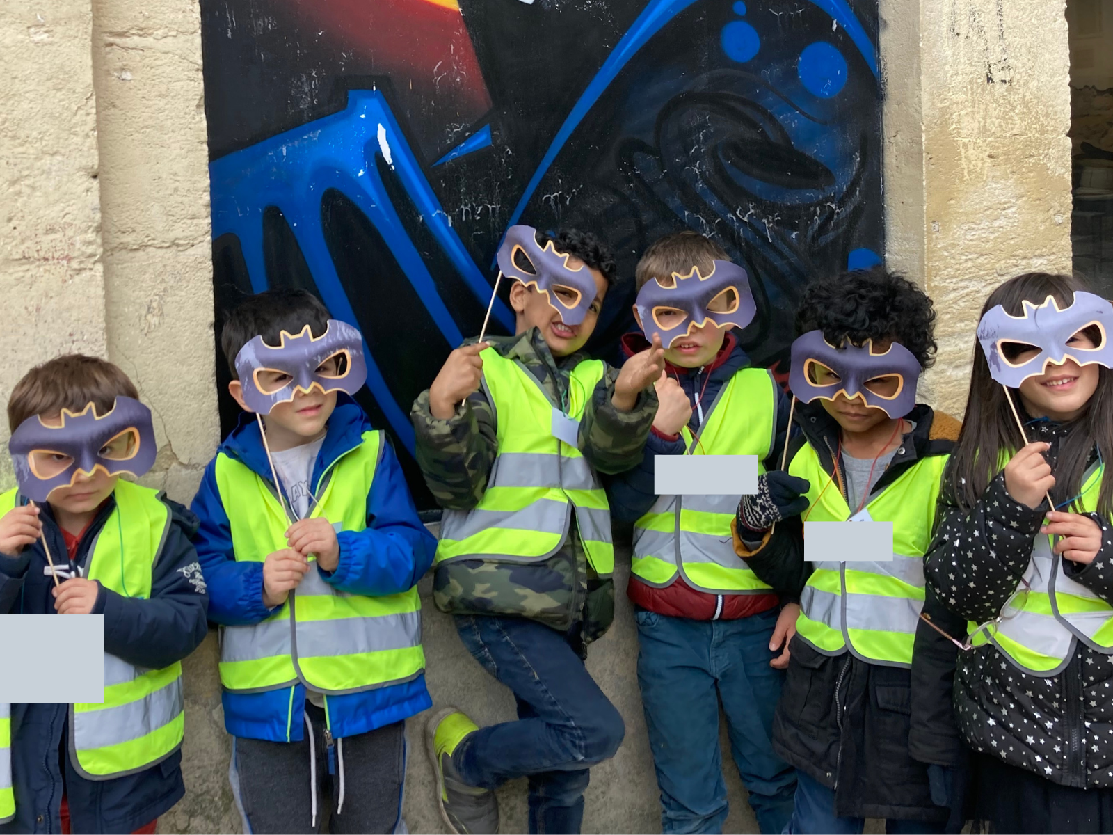 Parcours Boby street-artiste pour une classe maternelle à Bordeaux