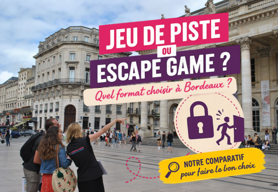 Jeu de piste ou escape game à Bordeaux : quel format choisir ? 2 jeu de piste ou escape game BORDEAUX
