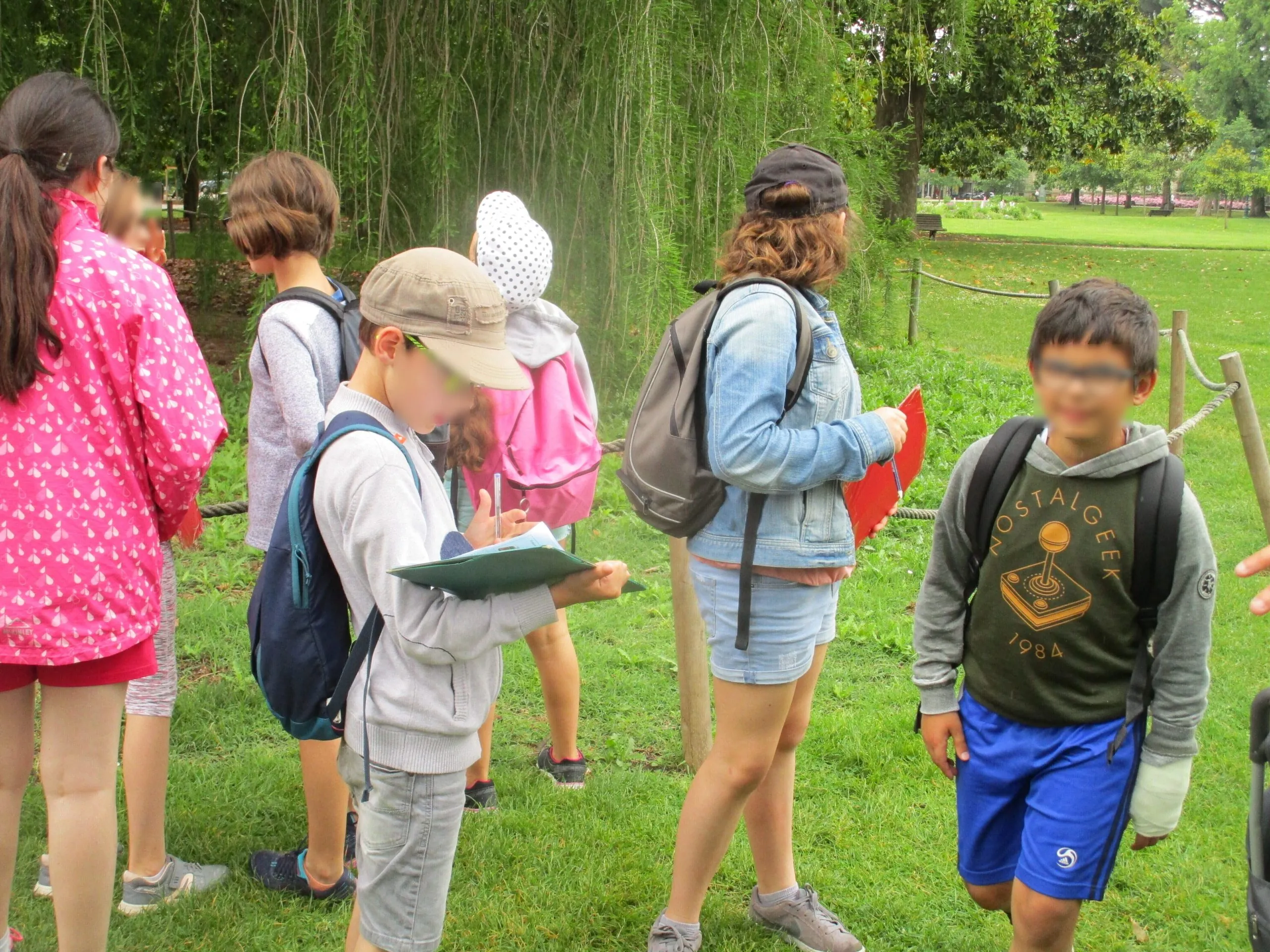 Exploration scolaire au Jardin Public de Bordeaux